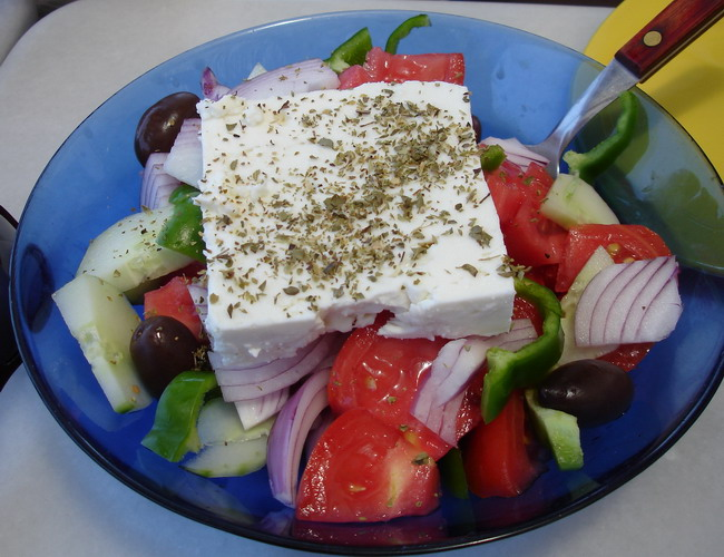 Greek Food Toronto Village Salad